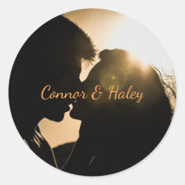 HAMbyWG - Stickers - Kissing Couple Runt Klistermärke