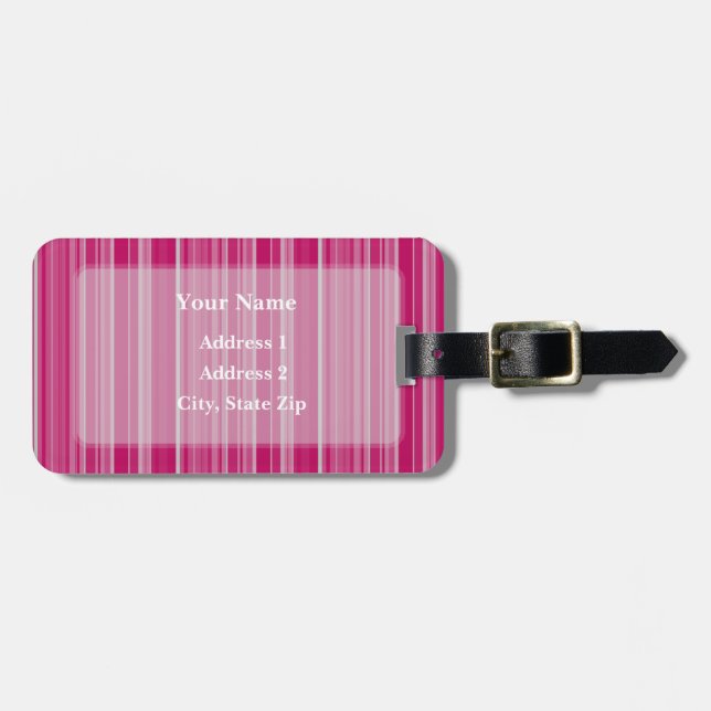 HAMbyWG Stripe-utskriftsressning eller Bagagebricka (Horisontell Framsida)