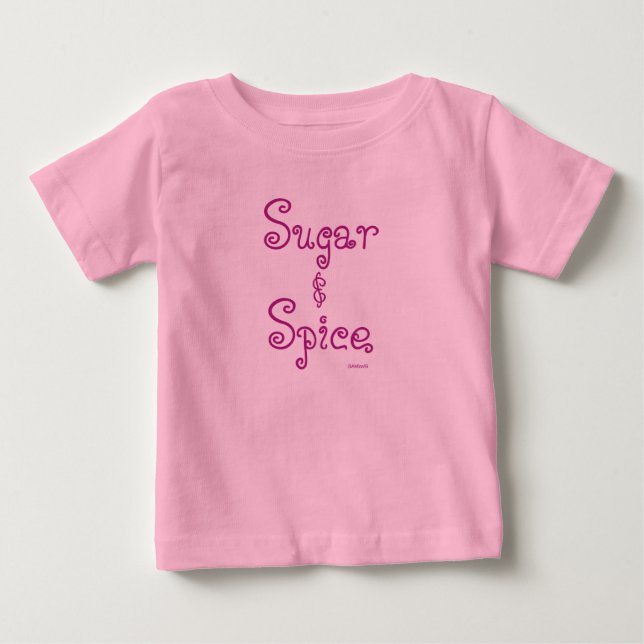 HAMbyWG - Sugar & Spice - Småbarn Ruffle Tee (Framsida)