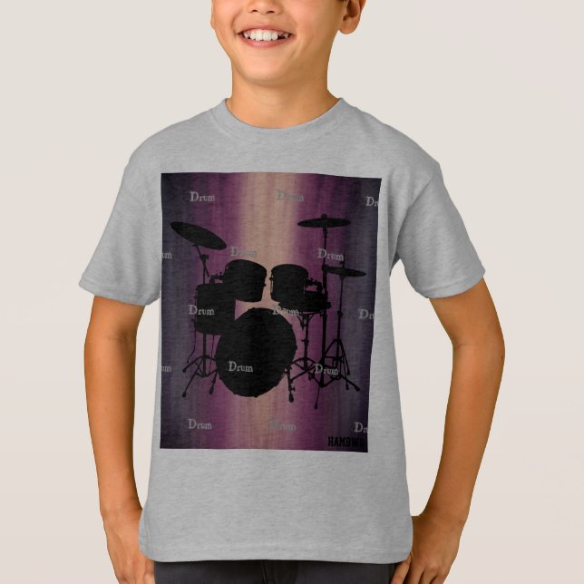 HAMbyWG - T Shirt - Amethyst - Drums (Framsida)