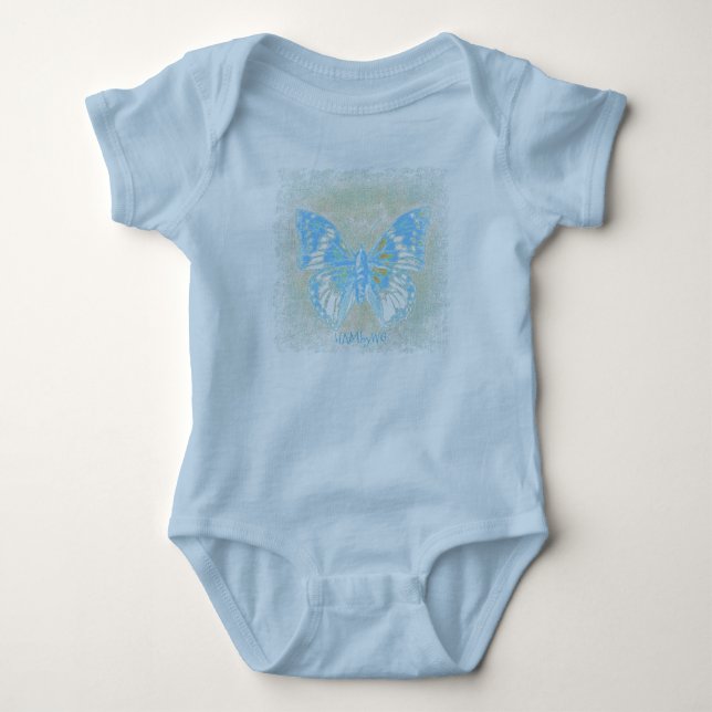 HAMbyWG - T-Shirt - Blue Butterfly (Framsida)
