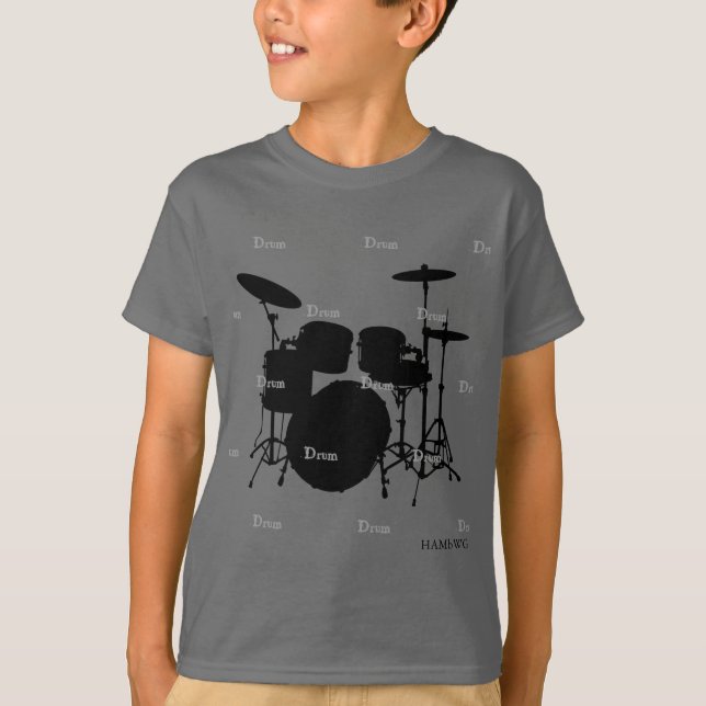 HAMbyWG - T-shirt - Drums (Framsida)