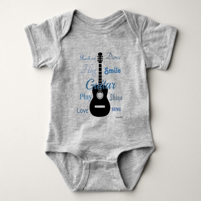 HAMbyWG - T-shirt - Flerfärgad - Gitarr (Framsida)