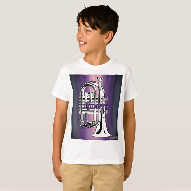 HAMbyWG - T Shirt - Lila - Trumpet (Hel framsida)