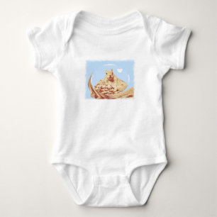 HAMbyWG - T-Shirt - Logotyp för Baby blue ekorrel