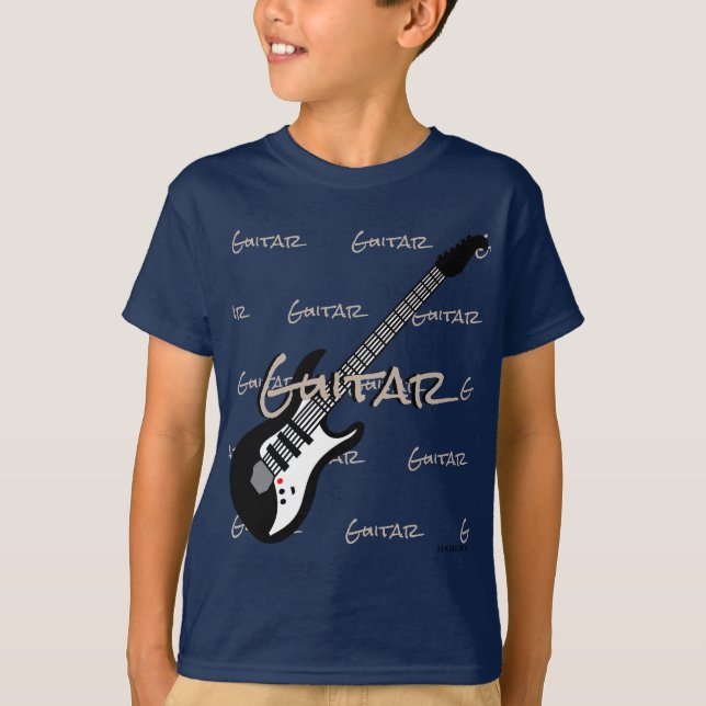 HAMbyWG - T Shirt - Multi-Färg - Guitar (Framsida)