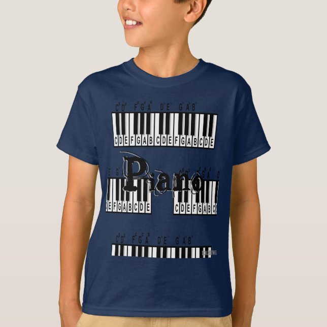 HAMbyWG - T-shirt - Piano (Framsida)
