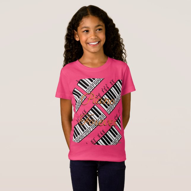 HAMbyWG - T-shirt - Piano Forever (Hel framsida)