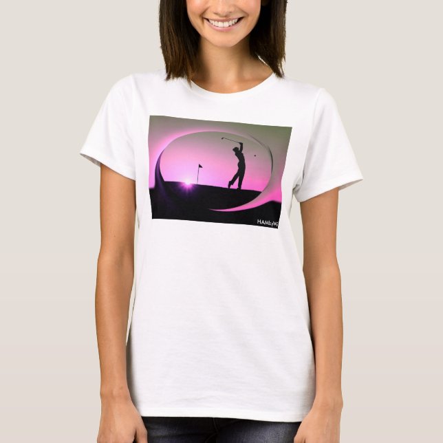 HAMbyWG T-Shirt - Sunset Golf (Framsida)