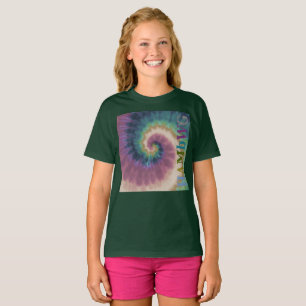 HAMbyWG - T-Shirts - Tie Dye Multi-Färg Side Logot
