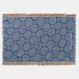 HAMbyWG - Throw Blanket - Blue Mandalas Mysfilt