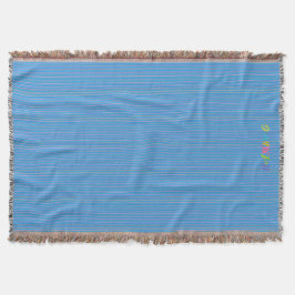 HAMbyWG - Throw Blanket - Play Himlar Blue w logot Mysfilt