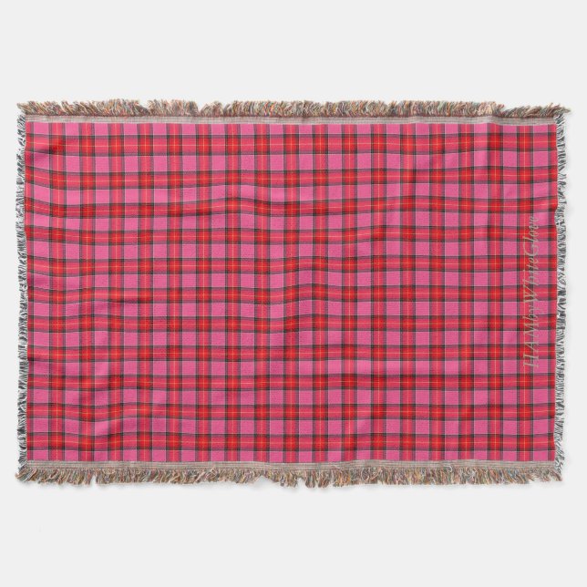 HAMbyWG - Throw Blanket - Rosa/rött Play Filt (Framsidan)
