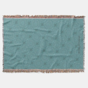 HAMbyWG - Throw Blanket - Turquise Mandala Filt