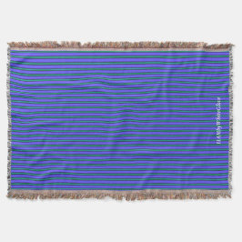 HAMbyWG - Throw Blanket - Ultra Violet & Aqua Gree Mysfilt