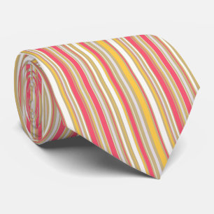 HAMbyWG - Tie - Multi Rand - Salmon Butterscotch Slips