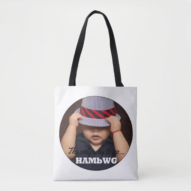 HAMbyWG - Tote - HAMbWG Bambino! Tygkasse (Framsida)