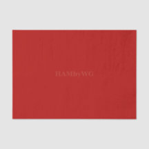 HAMbyWG - Vävnadspapper - Redddd