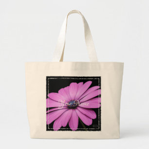 HAMbyWG - Violet Daisy Flowers Jumbo Tygkasse