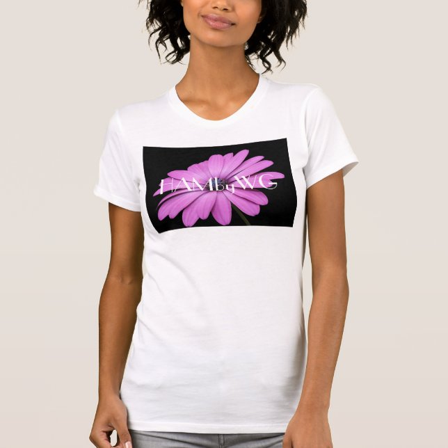 HAMbyWG Violet Lila Daisy T Shirt (Framsida)