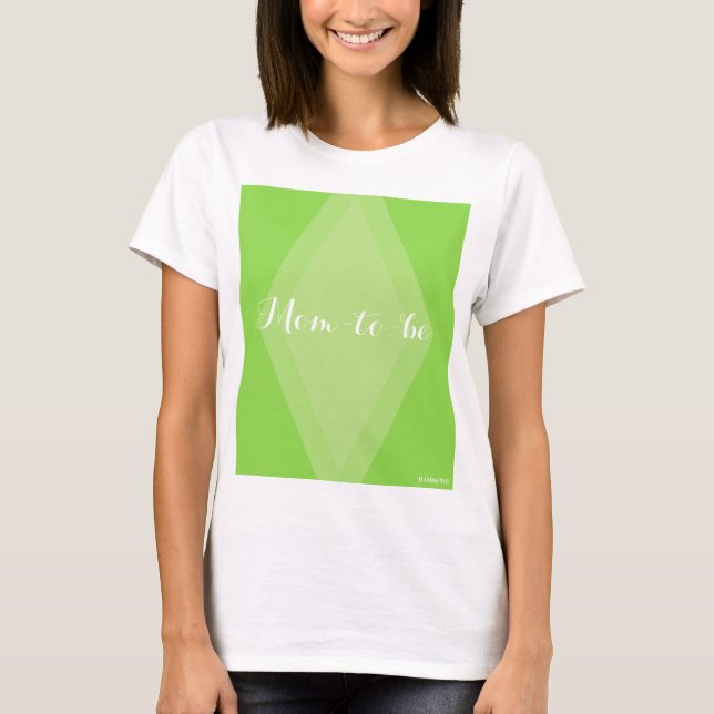 HAMbyWG - Women's T-Shirt - Mamma to be - Lime (Framsida)