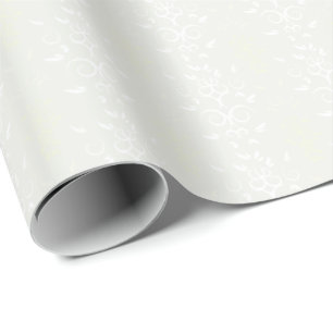HAMbyWG Wrapping Papper - Bone/White/Crm Ornate Presentpapper