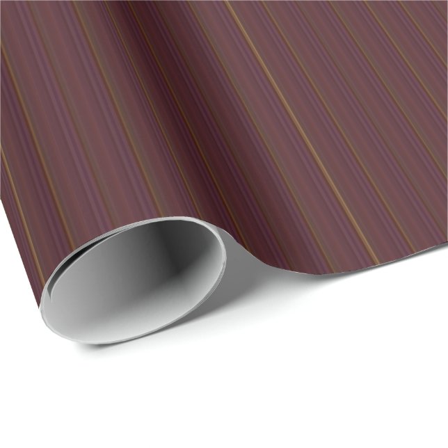 HAMbyWG - Wrapping Papper - Burgundy Rand Presentpapper (Rullad Hörn)