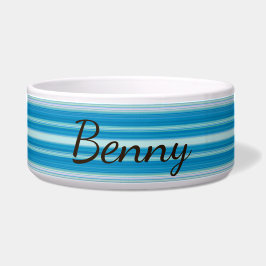 HAMbyWhiteGlove - Hund food Bowl - Aqua
