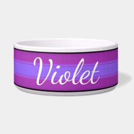 HAMbyWhiteGlove - Hund food Bowl - Violet