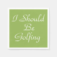 HAMbyWhiteGlove - Pappersservett - Golfing
