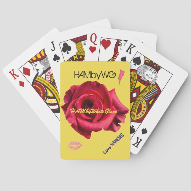 HAMbyWhiteGlove - Spelkort - Tecknad Ro (Baksidan)