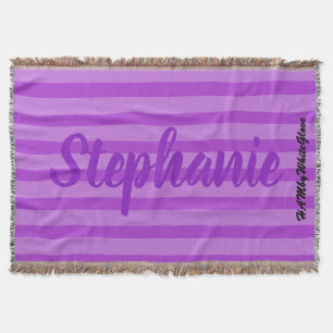HAMbyWhiteGlove - Throw Blanket - Lila Violet Filt