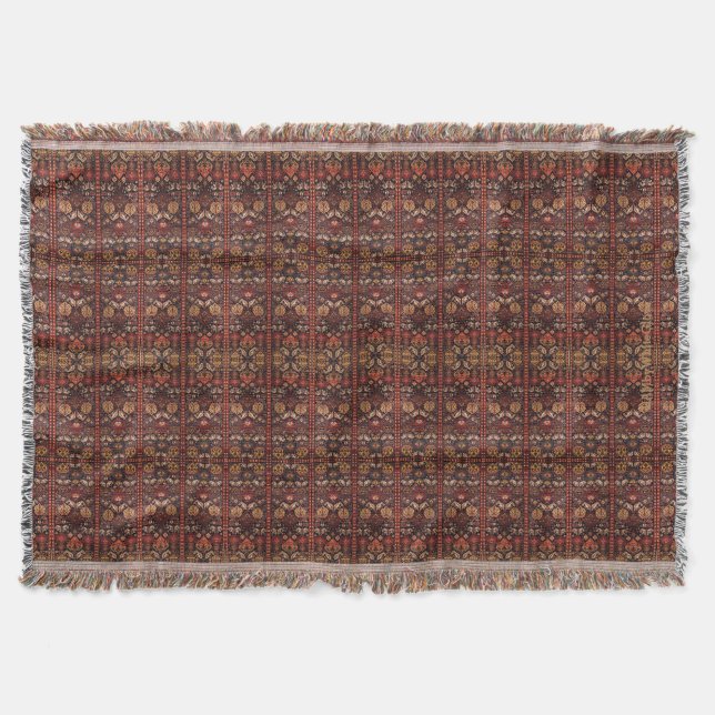 HAMbyWhiteGlove - Throw Blanket - Rusts &  Filt (Framsidan)