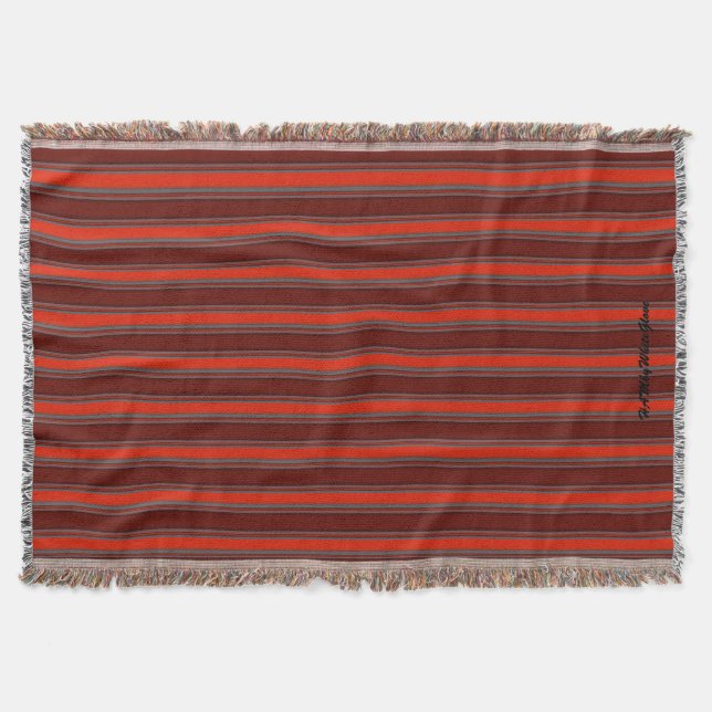 HAMbyWhiteGlove - Throw Blankets - Red Rand Filt (Framsidan)