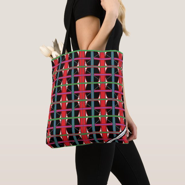 HAMbyWhiteglove - Tote bags - Black Light Tygkasse (Närbild)