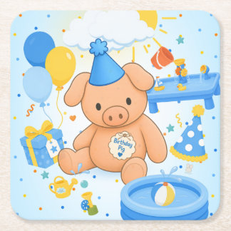 Hamhock's Splashtastic! Storybook Pappersunderlägg Underlägg Papper Kvadrat