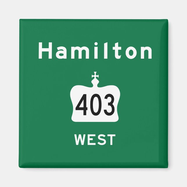Hamilton 403 magnet (Framsidan)