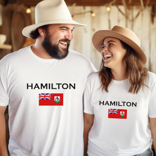 Hamilton Bermuda Land Flagga Light-Färg T Shirt