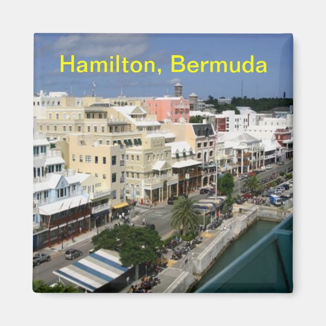 Hamilton bermuda magnet (Framsidan)