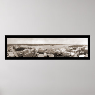 Hamilton Bermuda tornfoto 1911 Poster