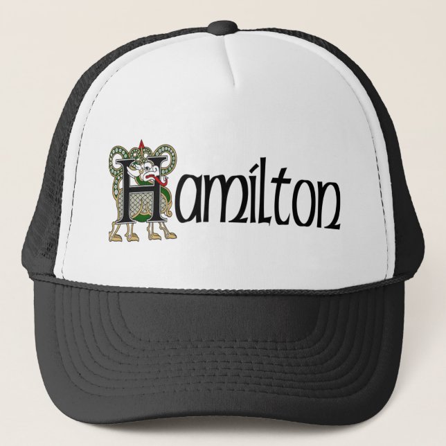 Hamilton Celtic drakelock Keps (Framsida)