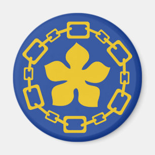 Hamilton City flagga Ontario Canada-symbol Magnet