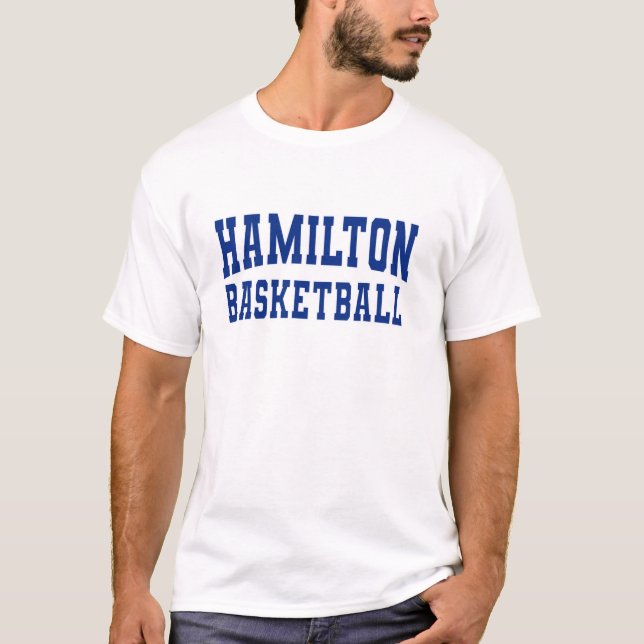 Hamilton College Basketball T Shirt (Framsida)
