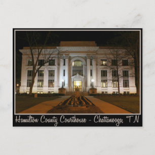 Hamilton County Domstol - Chattanooga, TN Vykort