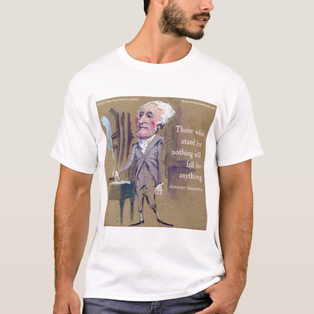 Hamilton Fall For Anything (Artwork) T-shirt (Framsida)