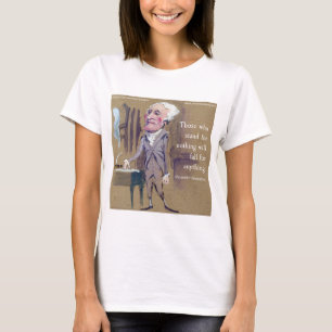 Hamilton "Fall For Anything" Citat Dam T-shirt