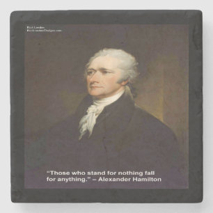 Hamilton "Fall For Anything" Citat Marmor Coaster Stenunderlägg