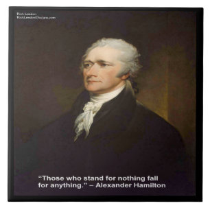 Hamilton "Fall For Anything" Keramisk Fototegel Kakelplatta
