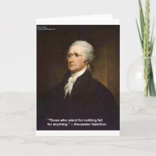 Hamilton Fall för något citattecken Kort