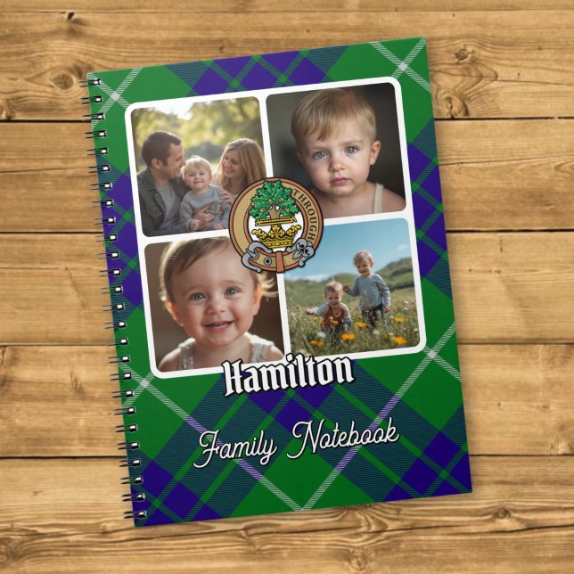 Hamilton Familj Foto Collage Anteckningsbok (Skapare uppladdad)